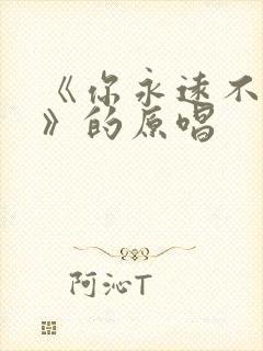 《你永远不懂我》的原唱