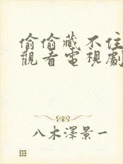 偷偷藏不住在线观看电视剧免费