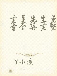 完美先生免费观看全集完整版高清