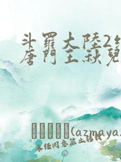 斗罗大陆2绝世唐门王秋儿