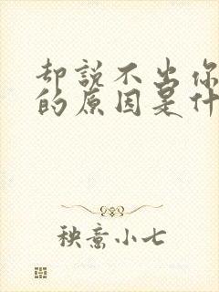 却说不出你爱我的原因是什么歌