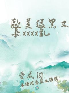 欧美猛黑又粗又长xxxx乱