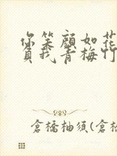 你笑颜如花,辜负我青梅竹马