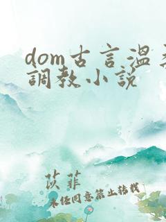 dom古言温柔调教小说