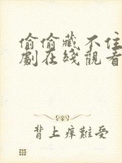 偷偷藏不住电视剧在线观看免费观看