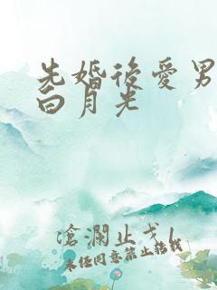 先婚后爱男主有白月光