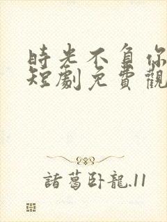 时光不负你情深短剧免费观看全集