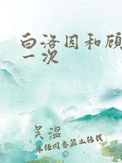 白洛因和顾海第一次