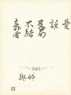 来不及说爱你原著结局