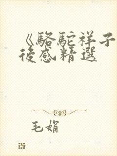 《骆驼祥子》读后感精选