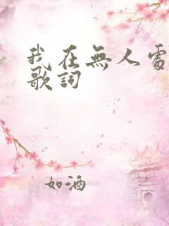 我在无人处爱你歌词