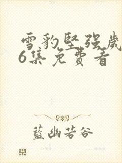 雪豹坚强岁月46集免费看