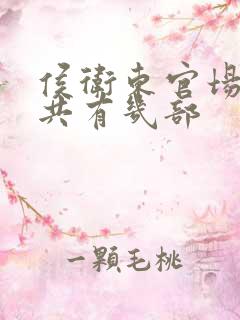 侯卫东官场笔记共有几部