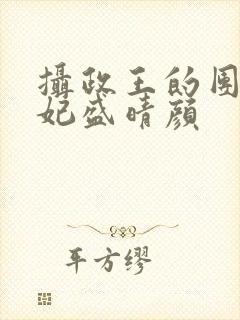 摄政王的团宠医妃盛晴颜