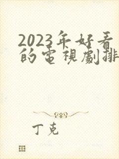 2023年好看的电视剧排行榜前十名