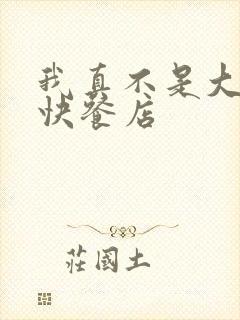 我真不是大佬 快餐店