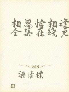 相思恰相逢短剧全集在线免费观看