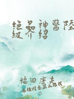 绝品神医陆逸等级介绍