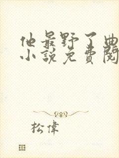 他最野了曲小蛐小说免费阅读