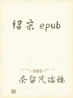 绍宋 epub