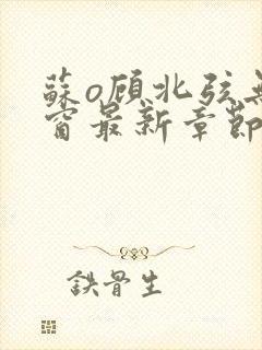 苏o顾北弦无弹窗最新章节