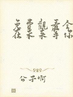 免费观看全集我在未来等你