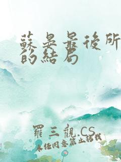 苏晏最后所有攻的结局