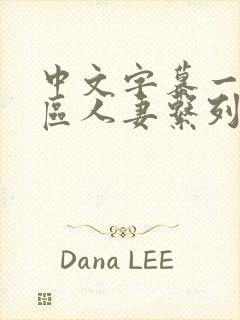 中文字幕一区二区人妻系列