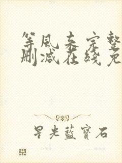 等风来完整版未删减在线免费观看