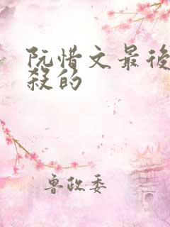 阮惜文最后被谁杀的