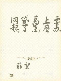 网贷马上要还不起了怎么办