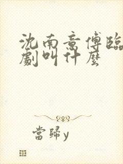 沈南意傅临洲短剧叫什么