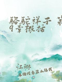 骆驼祥子 第19章概括