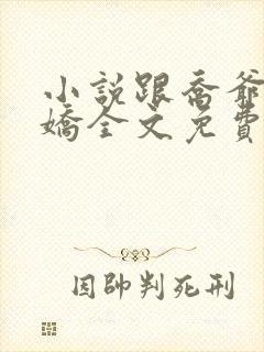 小说跟乔爷撒个娇全文免费阅读