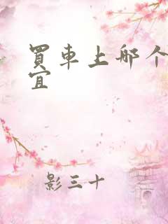 买车上哪个网便宜