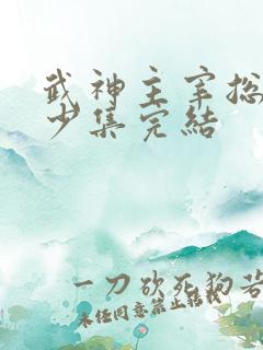 武神主宰总共多少集完结