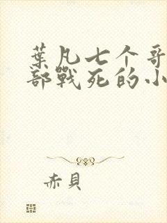 叶凡七个哥哥全部战死的小说名字