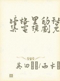 暗格里的秘密全集电视剧免费观看