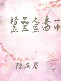 精品人妻一区二区三区四中文字幕