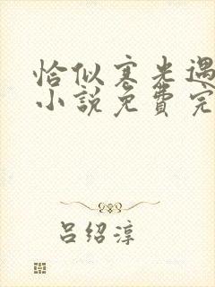 恰似寒光遇骄阳小说免费完整版txt下载