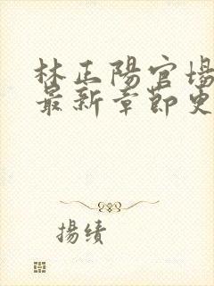 林正阳官场小说最新章节更新时间