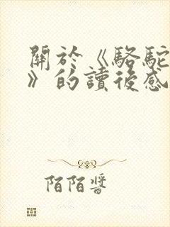 关于《骆驼祥子》的读后感800字