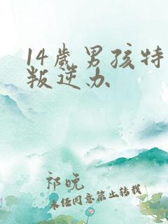 14岁男孩特别叛逆办