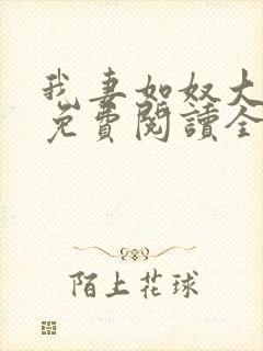 我妻如奴大结局免费阅读全文