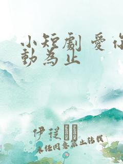 小短剧 爱你心动为止