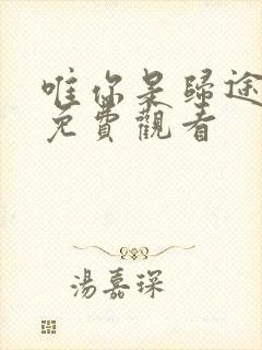 唯你是归途在线免费观看