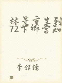 林晨重生到1972下乡当知青小说推荐