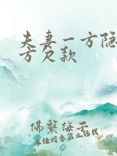 夫妻一方隐瞒对方欠款