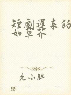 短剧迟来的深情如草芥