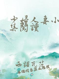 少妇人妻小说合集阅读